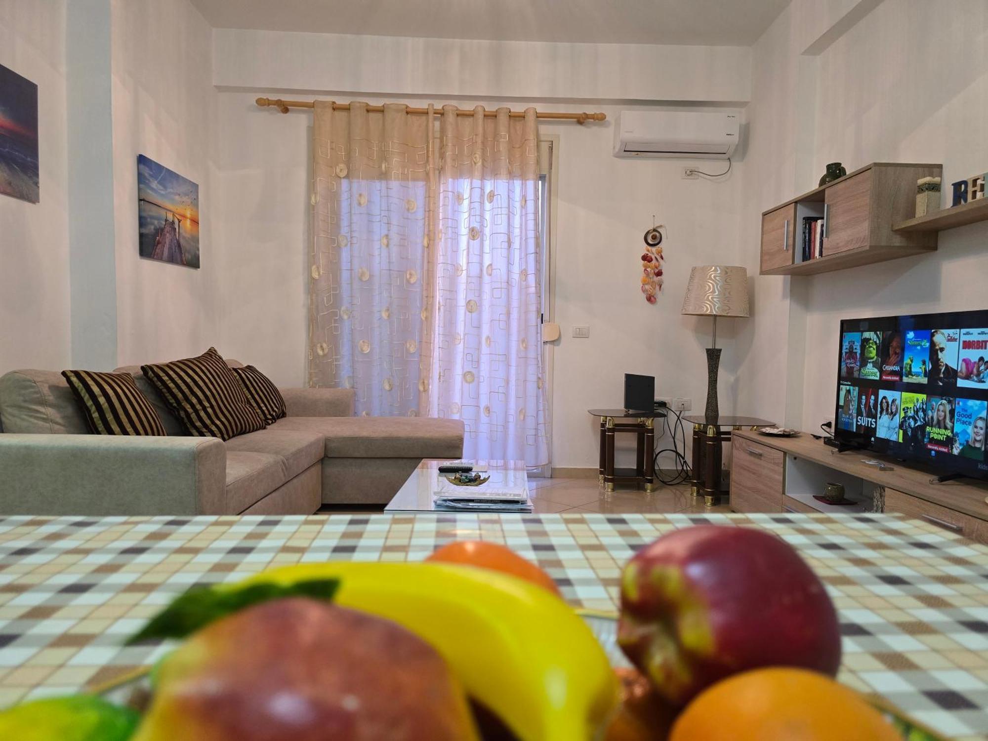 Modern , Quiet , Family Friendly & Fully Furnished Apartment Вльора Екстер'єр фото